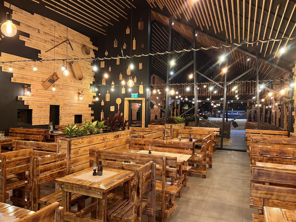 Interiér reštaurácie